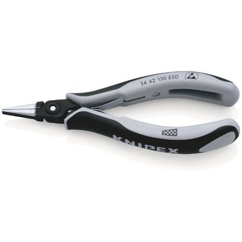  Präzisions-Elektronik-Greifzangen ESD KNIPEX 34 42 130 ESD Präzisions-Elektronik-Greifzange ESD mit Mehrkomponenten-Hüllen brüniert 130 mm 12380889