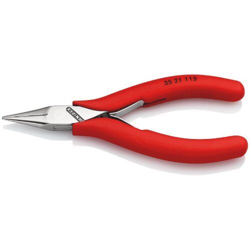  Elektronik-Greifzangen KNIPEX 35 21 115 Elektronik-Greifzange mit rutschhemmendem Kunststoff überzogen 115 mm 12380910