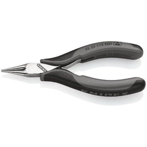  Elektronik-Greifzangen ESD KNIPEX 35 32 115 ESD Elektronik-Greifzange ESD mit Mehrkomponenten-Hüllen 115 mm 12380892
