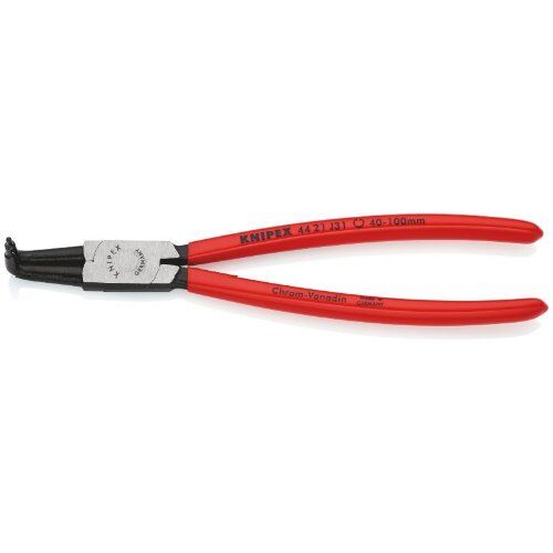  Sicherungsringzangen für Innenringe in Bohrungen KNIPEX 44 21 J31 Sicherungsringzange für Innenringe in Bohrungen mit Kunststoff überzogen schwarz atramentiert 215 mm 12381077