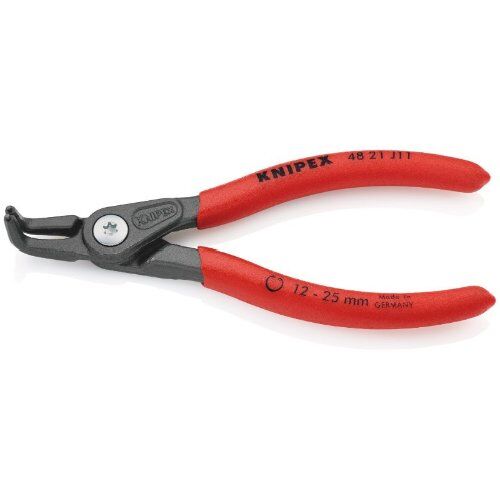  Präzisions-Sicherungsringzangen für Innenringe in Bohrungen KNIPEX 48 21 J11 Präzisions-Sicherungsringzange für Innenringe in Bohrungen mit rutschhemmendem Kunststoff überzogen grau atramentiert 130 mm 12381116