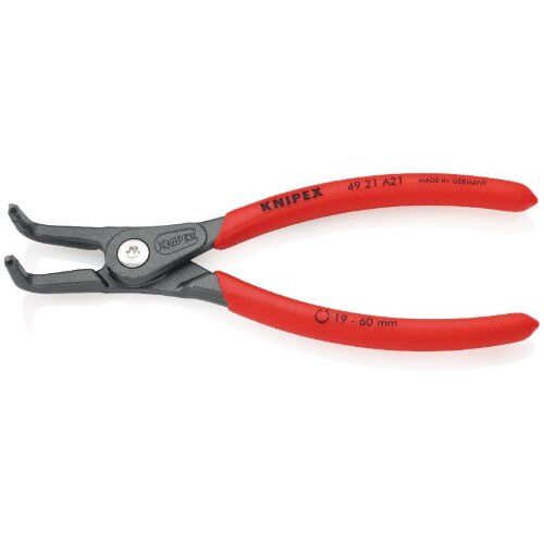  Präzisions-Sicherungsringzangen für Außenringe auf Wellen KNIPEX 49 21 A41 Präzisions-Sicherungsringzange für Außenringe auf Wellen mit rutschhemmendem Kunststoff überzogen grau atramentiert 305 mm 12381146