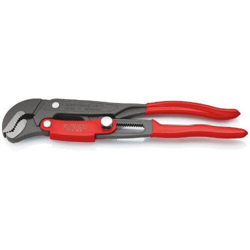 Rohrzangen S-Maul mit Schnelleinstellung KNIPEX 83 61 010 Rohrzange S-Maul mit Schnelleinstellung mit Kunststoff überzogen grau pulverbeschichtet 330 mm 12381253