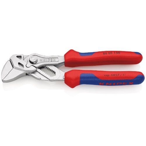  Zangenschlüssel Zange und Schraubenschlüssel in einem Werkzeug KNIPEX 86 05 150 Zangenschlüssel Zange und Schraubenschlüssel in einem Werkzeug mit Mehrkomponenten-Hüllen verchromt 150 mm 12381226