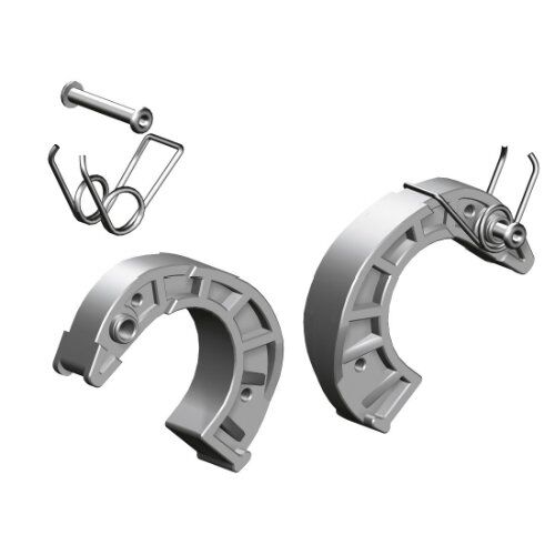  Zubehör Fahrgerüste Finger 42mm Paar, grau 12405684