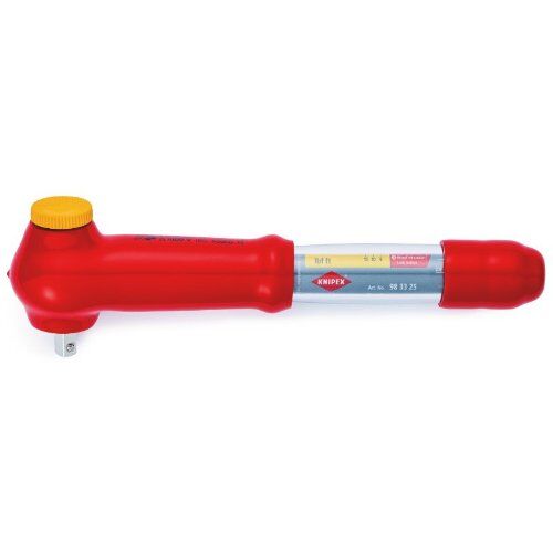  Drehmomentschlüssel mit Außenvierkant, umsteckbar KNIPEX 98 33 25 Drehmomentschlüssel mit Außenvierkant, umsteckbar 290 mm 12381461