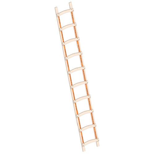  Layher Steigtechnik Leitern Holzdachdeckerleiter 10 Sprossen aus stabilem Holz; Länge 2.85 m 12405458