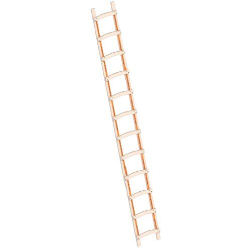  Layher Steigtechnik Leitern Holzdachdeckerleiter 12 Sprossen aus stabilem Holz; Länge 3.40 m 12405456