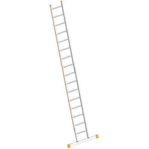  Leitern Sprossenanlegeleiter TOPIC 16 Sprossen; Aluminiumleiter mit 16 Sprossen, Länge 4.50 m 12405455
