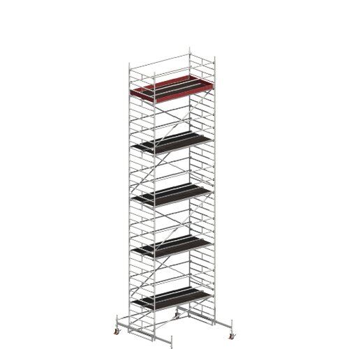  Layher Steigtechnik Fahrgerüste UNI Breit Fahrgerüst, Universalgerüst mit breiter Arbeitsfläche; Gerüsthöhe 10,61 m 12405545