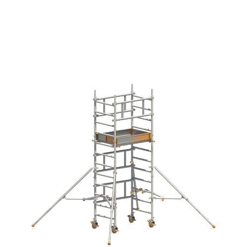  Layher Steigtechnik Fahrgerüste SoloTower, kleines Fahrgerüst mit kompakten Bauteilen, Standhöhe 2,15m 12405538