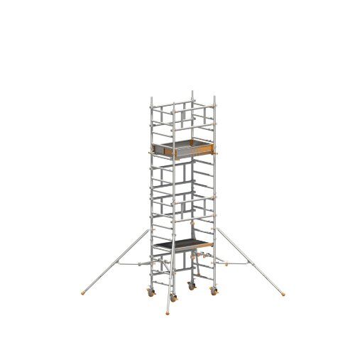  Layher Steigtechnik Fahrgerüste SoloTower, kleines Fahrgerüst mit kompakten Bauteilen, Standhöhe 3,15m 12405537