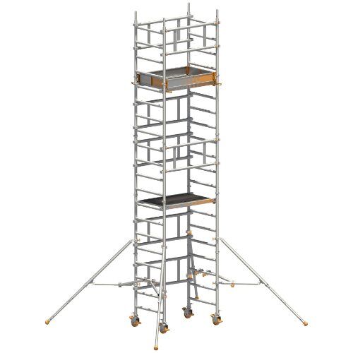  Gerüste Layher SoloTower, kleines Fahrgerüst mit kompakten Bauteilen, Standhöhe 4,15m 12405524