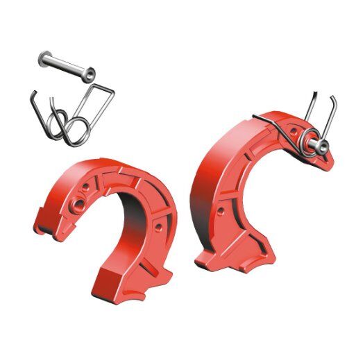  Zubehör Fahrgerüste Finger 42mm Paar, rot 12405740