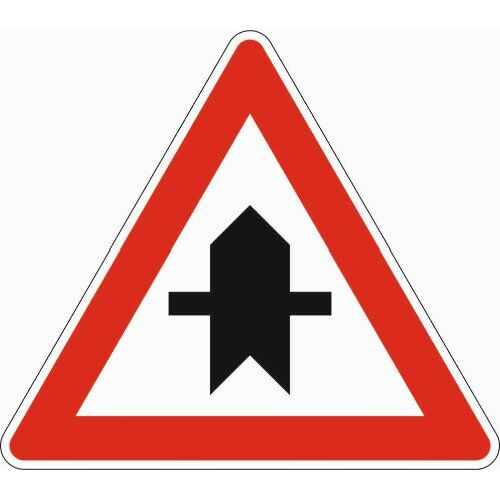  Richtzeichen Verkehrszeichen 301 Vorfahrt, Seitenlänge 900mm, Alu 2mm, RA1 12359236