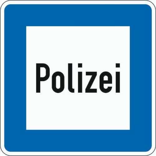  Richtzeichen Verkehrszeichen 363 Polizei 840x840mm, Alu 2mm, RA2 12359174