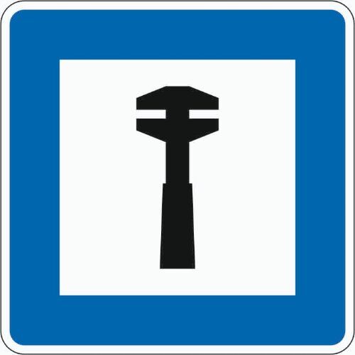  Richtzeichen Verkehrszeichen 365-62 Pannenhilfe 840x840mm, Alu 2mm, RA2 12359308