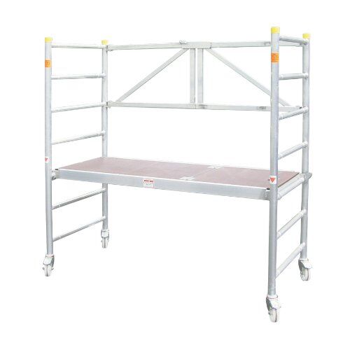  Alu-Rollgerüst Typ Boy 1, Boy 2, Boy 3 müba-Alu-Rollgerüst Typ Boy 2, Arbeitshöhe 2,8 m, mit Durchstiegsklappe 12444775