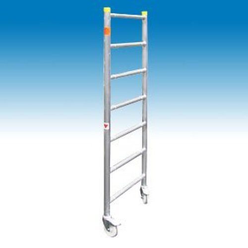  Einzelteile Alu-Rollgerüst müba-Aluminium-Leiterrahmen mit Zapfen und Rollenfüße für Alu-Rollgerüst Typ Boy, Länge 1,80 m 12444793