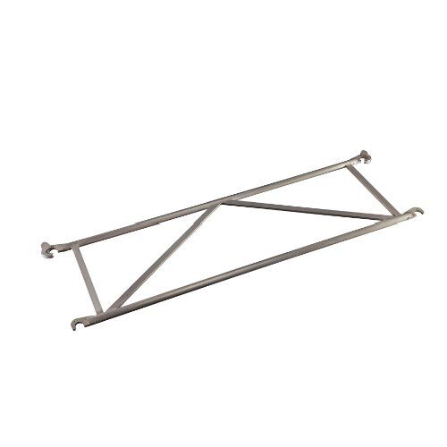  Einzelteile Alu-Rollgerüst müba-Geländerrahmen für Aluminium-Fahrgerüst Typ Boy 1, Länge 1,80 m 12444785
