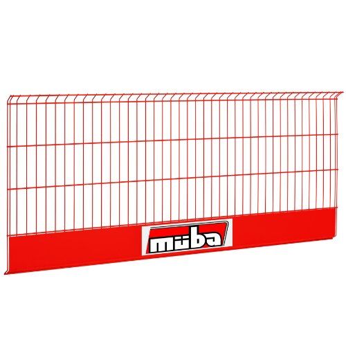  AS-Absturzsicherung müba-AS- Absturzgitter nach EN 13374 A, Höhe 1,17m, Breite 2,30m, rot lackiert 12444347