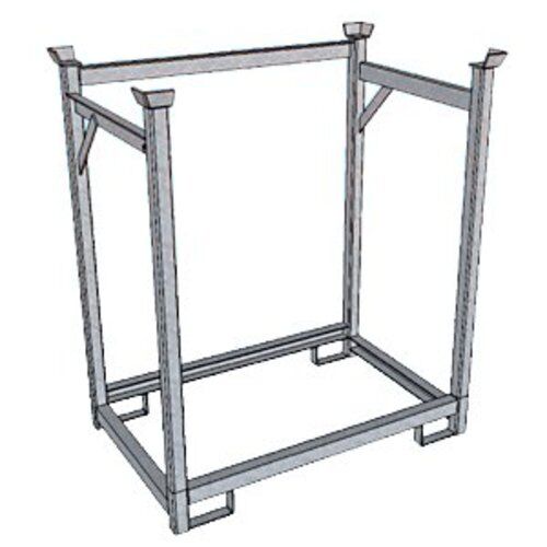  AS-Absturzsicherung müba-Palette für AS- Absturzgitter, zur Aufnahme von 25 Absturzgittern, Maße: 1,17m x 0,73m x 1,30m, verzinkt 12444339