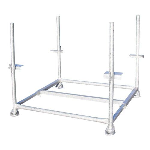  Gerüstpalette systemfrei müba-Gerüstpalette lichtes Maß zwischen den Holmen 1,30m lang, 1,20 m hoch, breitenverstellbar von 0,70 - 1,30 m, verzinkt 12444969