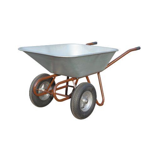  Schub- und Sackkarren Schubkarre müba-Zweirad Schubkarre, Mulde (120L) mit ganzer Drahteinlage, Kugellagerbereifung, Tragfähigkeit 300kg 12444413