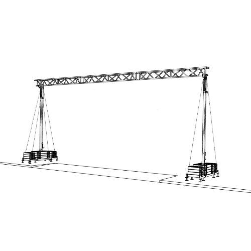  Kabelbrücke müba-Kabelbrücke Typ KB 11,50 Nutzlast 20 kg / lfm. (ohne Ballast), Durchfahrtsbreite: 11,50m, Durchfahrtshöhe: 5,10m 12445030