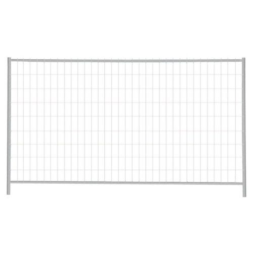  Bauzaun Typ S müba-Mobilzaun Typ S, Länge 3,50 m, Höhe 2,00 m, ohne Haken und Ösen, Maschenweite 100 x 200 mm, sendzimirverzinkt 12444485
