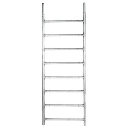  Einzelteile Alu-Dachkamingerüst müba-Aluminium-Leiterrahmen Typ F mit Zapfen für Aluminium-Fahrgerüste, Länge 2,00 m 12444683