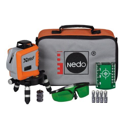  Punkt-/Linienlaser Nedo Multilinien-Laser X-Liner 360 2 green 12445090