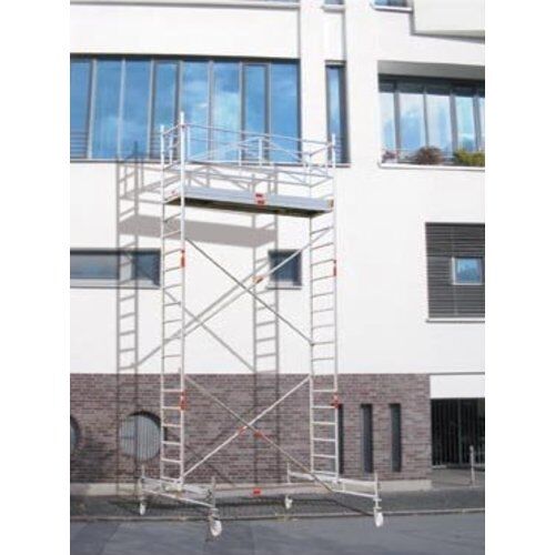  Systembauteile Fahrgerüst Typ 70, 150, 200 müba-Erweiterung zur Ballastanbringung bestehend aus 2 Aluminium-Gerüstrohre Länge 3,00 m und 4 Normalkupplungen mit Flügelmuttern 12444706