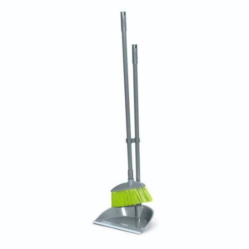  Kehrschaufeln Nölle Langstiel-Kehrset, silber/grün, 80 cm 12446739