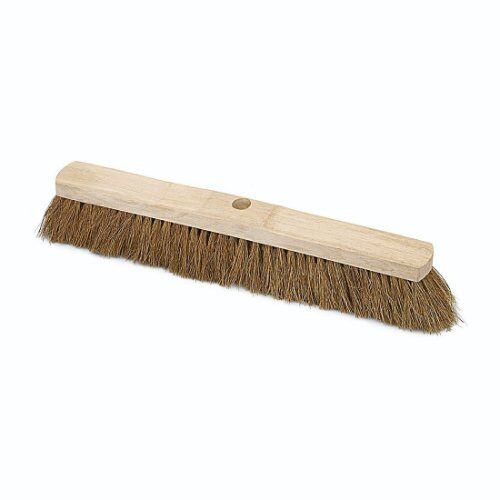  Industriebesen Nölle Saalbesen Natur-Kokos | 40 cm | Mit Sattelholz und Stielloch | für effektive Reinigung 12446577