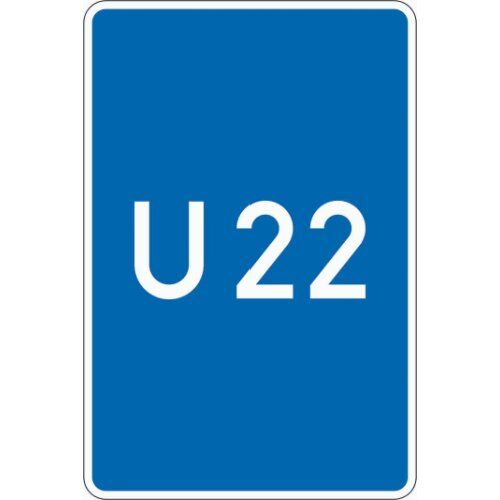  Richtzeichen Verkehrszeichen 460-50 Bedarfsumleitung, ohne Pfeilsymbol 630x420mm, Alu 2mm, RA2 12358804