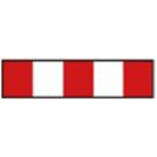  Richtzeichen Verkehrszeichen 627-30 Brückenleitmal, waagrecht 250x1000 mm, Alu 2 mm, RA2 12359090