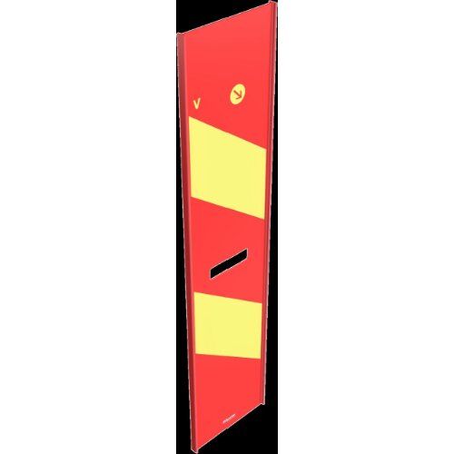  Verkehrssicherung Baken Schake Klemmbake, Folie Typ 2, rot / gelb 12449989