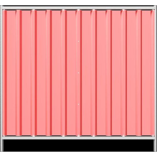  Trapezzäune Schake Mobilzaun Trapez, Blechbeschichtung: rot, Höhe: 2,0 m 12450331