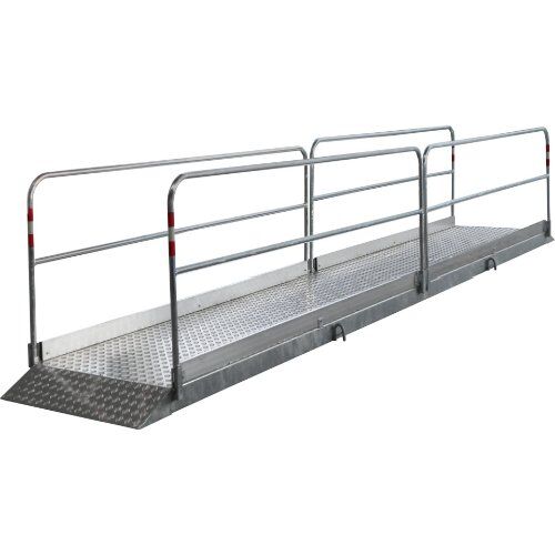  Grabenbrücke Schake Grabenbrücken aus Aluminium mit Bodenplatte aus Stahl, 1,3x6m 12450406