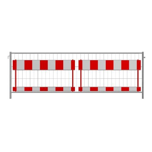  Mobile Absturzsicherung Schake Bau-Schrankenraun, Folientyp RA2/B, rot / weiß 12449871