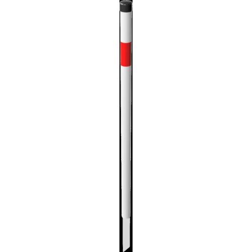  Absperrpfosten Ø 42 mm bis Ø 60 mm Schake Absperrpfosten Ø 42x2,5, Zum Einschlagen, ohne Öse, weiß/rot 12450629