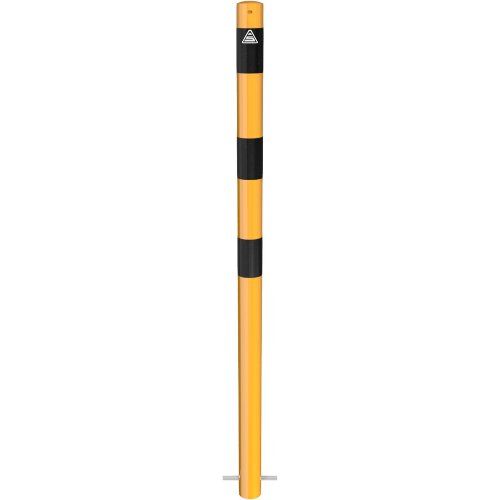  Absperrpfosten Ø 42 mm bis Ø 60 mm Schake Absperrpfosten Ø 60x2,5, zum Einbetonieren, ohne Öse, gelb/schwarz 12450651