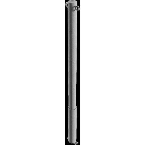  Absperrpfosten Ø 42 mm bis Ø 60 mm Schake Absperrpfosten Ø 60x2,5, mit 2 Ösen, blank 12450666