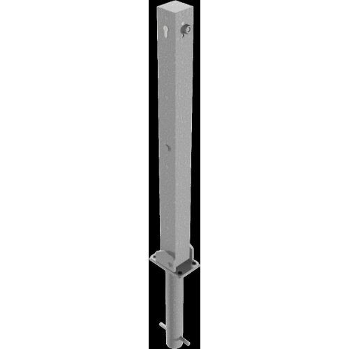  Absperrpfosten 70 mm x 70 mm Schake Absperrpfosten, 70x70, zum Einbetonieren, ohne Öse, blank 12450512