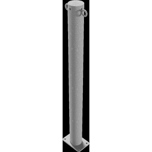  Absperrpfosten Ø 76 mm Schake Absperrpfosten Ø 76 x 2,6, mit 2 Ösen, blank 12450692