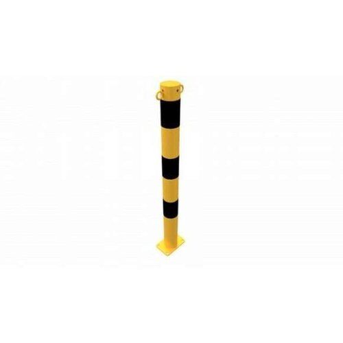  Absperrpfosten Ø 76 mm Schake Absperrpfosten Ø 76 x 2,6, mit 2 Ösen, gelb/schwarz 12450683