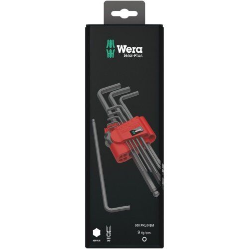  Winkelschlüssel für Innensechskantschrauben 950/9 Hex-Plus 6 SB Winkelschlüsselsatz, metrisch, BlackLaser, 9-teilig 12452803