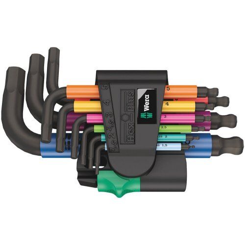  Winkelschlüssel für Innensechskantschrauben 950/9 Hex-Plus Multicolour 2 Winkelschlüsselsatz, metrisch, BlackLaser, 9-teilig 12452871