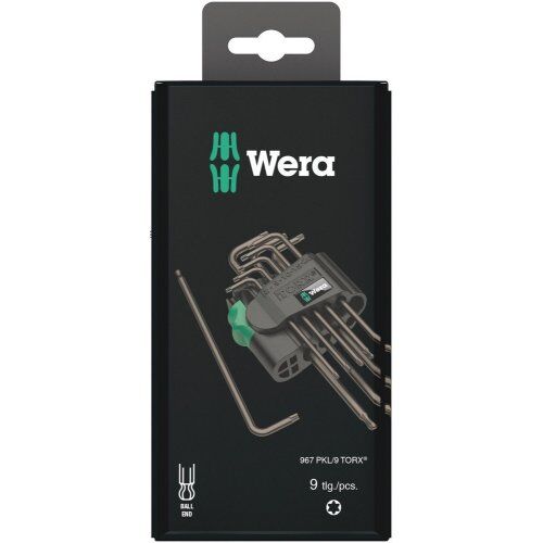  Winkelschlüssel für TORX®-Schrauben 967/9 TX 1 SB TORX Winkelschlüsselsatz, BlackLaser, 9-teilig 12452653